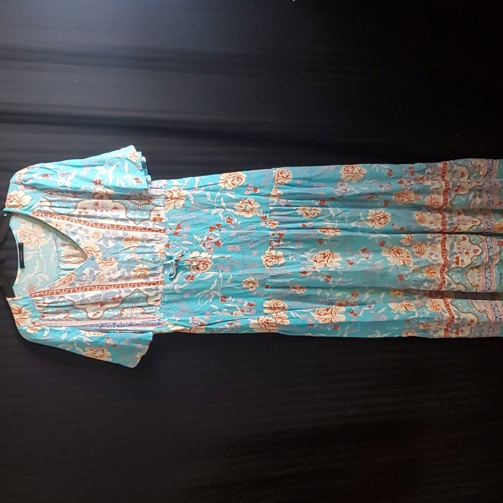Zesica Floral Peasant Dress Size